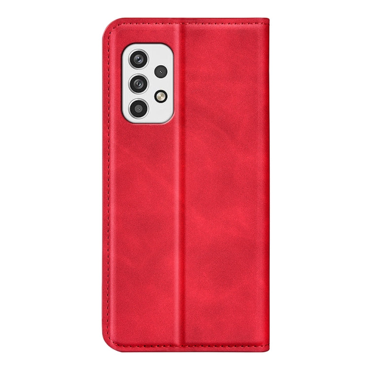 For Samsung Galaxy A23 5G Retro-skin Magnetic Suction Leather Phone Case
