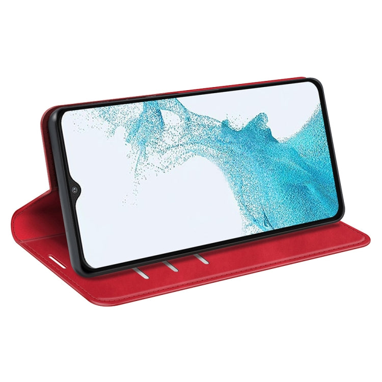 For Samsung Galaxy A23 5G Retro-skin Magnetic Suction Leather Phone Case