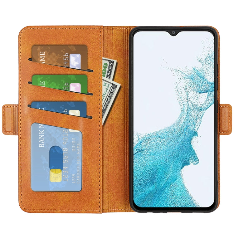 For Samsung Galaxy A23 5G Dual-side Magnetic Buckle Leather Phone Case