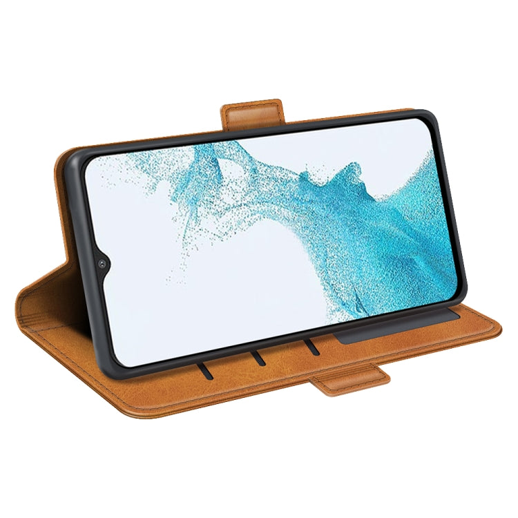 For Samsung Galaxy A23 5G Dual-side Magnetic Buckle Leather Phone Case