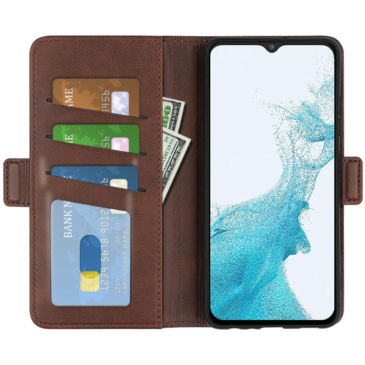 For Samsung Galaxy A23 5G Dual-side Magnetic Buckle Leather Phone Case