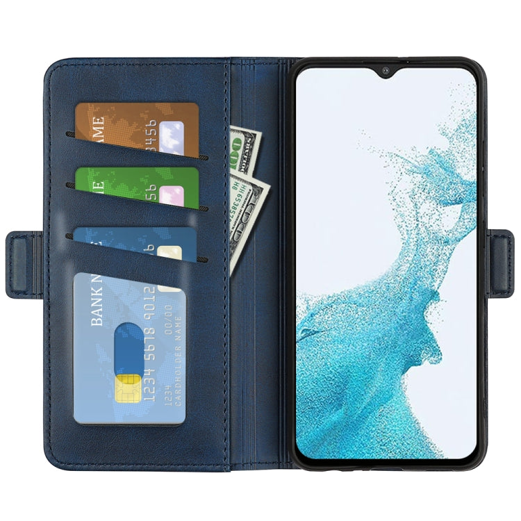 For Samsung Galaxy A23 5G Dual-side Magnetic Buckle Leather Phone Case