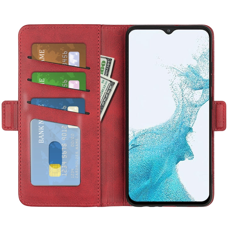 For Samsung Galaxy A23 5G Dual-side Magnetic Buckle Leather Phone Case