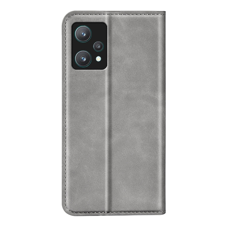 For OPPO Realme 9 Pro Retro-skin Magnetic Suction Leather Phone Case