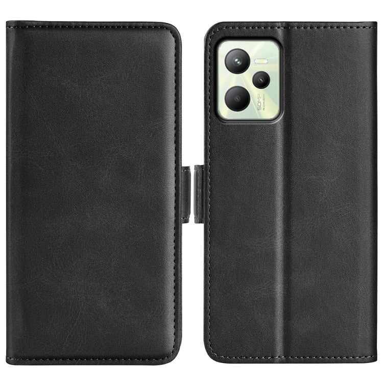 For OPPO Realme C35 Dual-side Magnetic Buckle Leather Phone Case