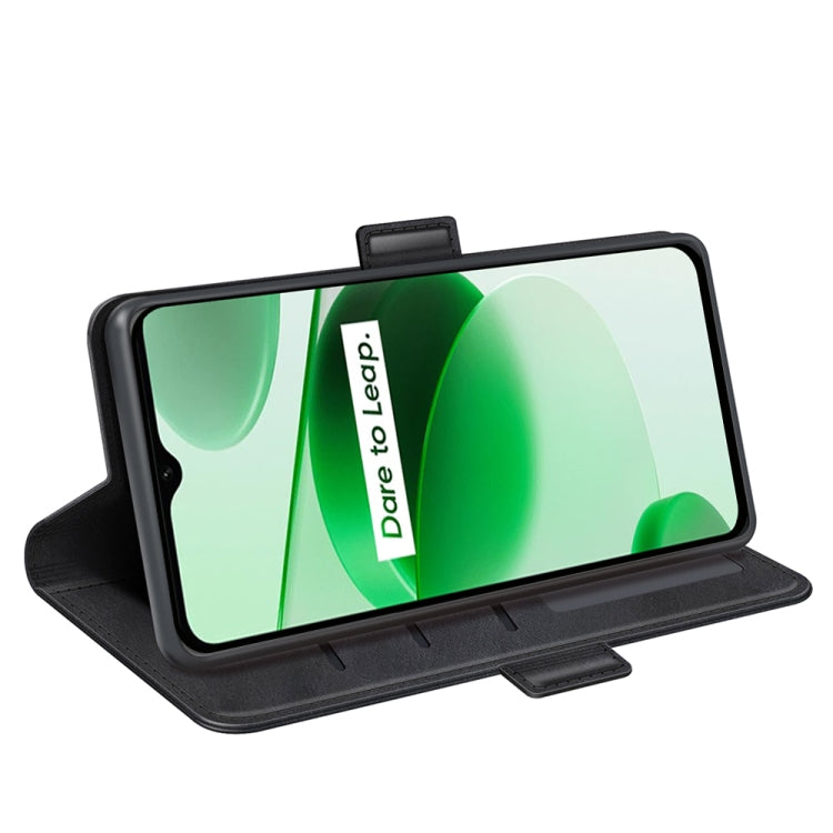 For OPPO Realme C35 Dual-side Magnetic Buckle Leather Phone Case