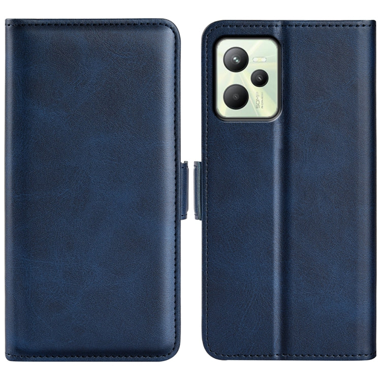 For OPPO Realme C35 Dual-side Magnetic Buckle Leather Phone Case