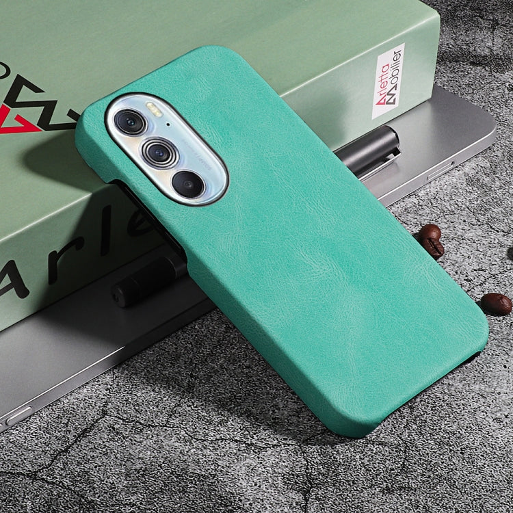 For Motorola Moto Edge X30 Ring Holder PU Phone Case