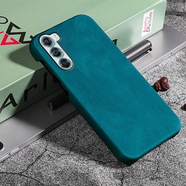 For Motorola Moto Edge S30 Ring Holder PU Phone Case