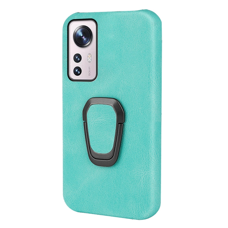 Ring Holder PU Phone Case For Xiaomi 12