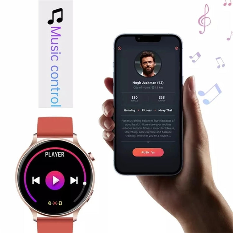 FW01 1.28inch Color Screen Smart Wristband, Support Bluetooth Call / Heart Rate Monitoring