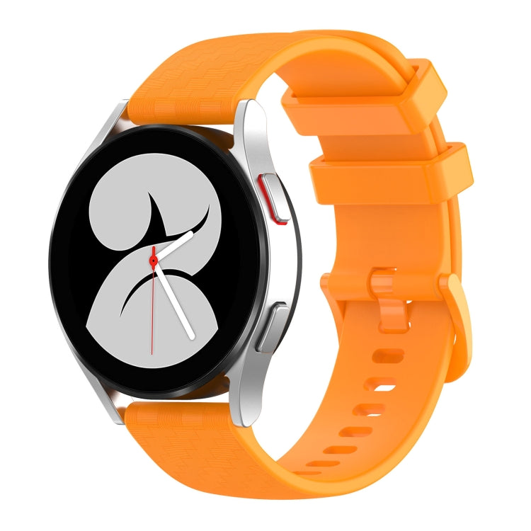 For Huawei Watch GT2 42mm 20mm Carbon Fiber Striped Silicone Watch Band
