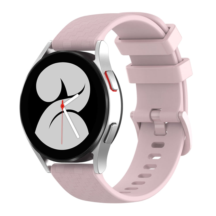 For Huawei Watch 2 20mm Carbon Fiber Striped Silicone Watch Band