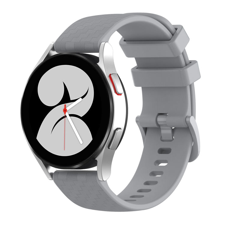 For Honor Magic Watch2 42mm 20mm Carbon Fiber Striped Silicone Watch Band