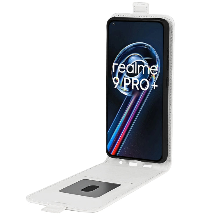 For OPPO Realme 9 Pro+ R64 Texture Vertical Flip Leather Phone Case