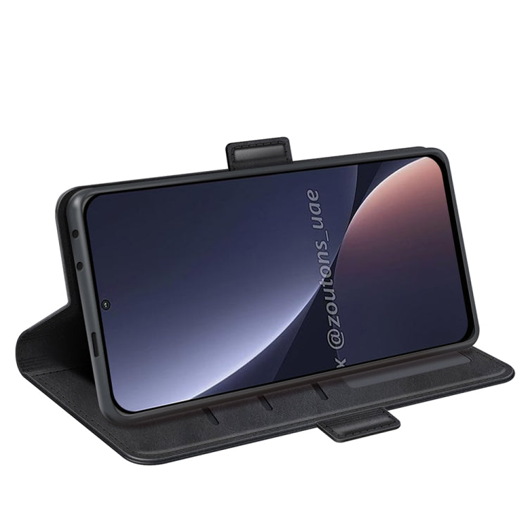 For Xiaomi Redmi K50 Dual-side Magnetic Buckle Leather Phone Case