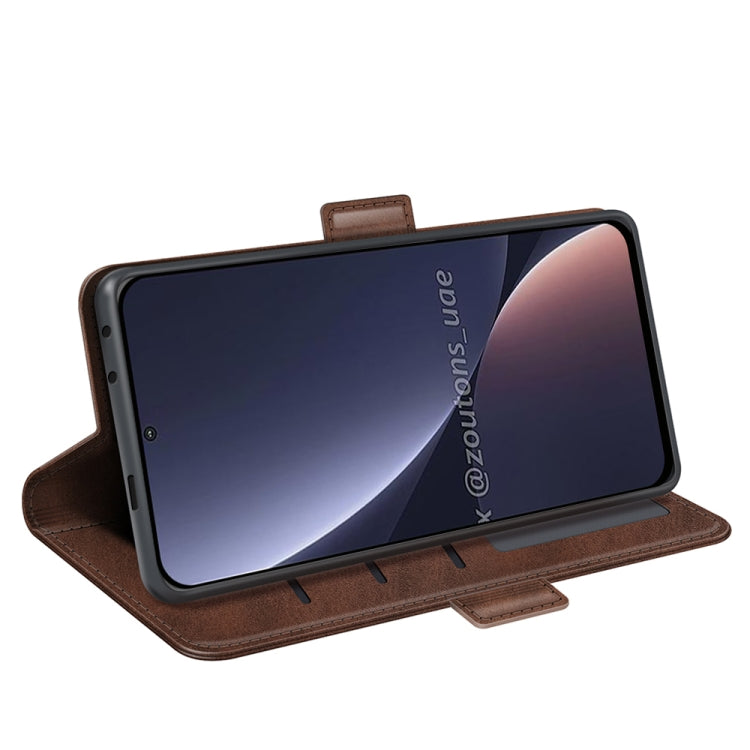 For Xiaomi Redmi K50 Dual-side Magnetic Buckle Leather Phone Case