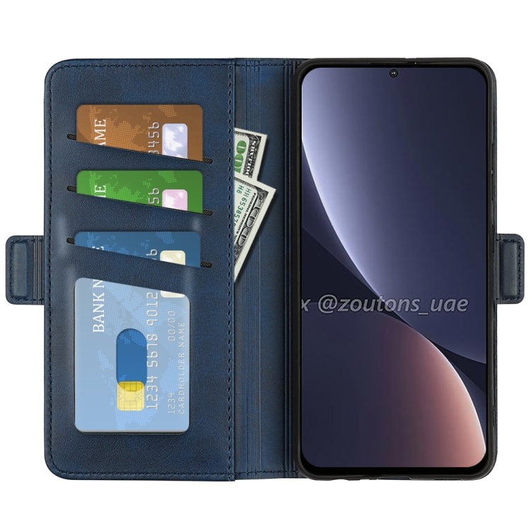 For Xiaomi Redmi K50 Dual-side Magnetic Buckle Leather Phone Case