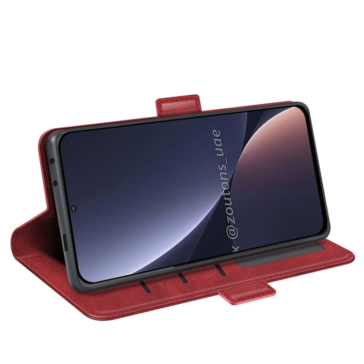 For Xiaomi Redmi K50 Dual-side Magnetic Buckle Leather Phone Case
