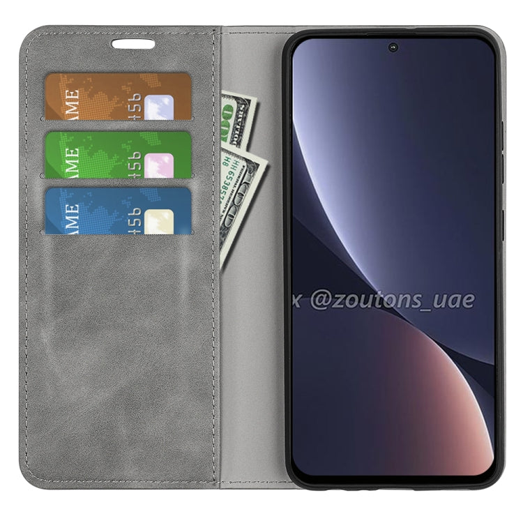 For Xiaomi Redmi K50 Pro  Retro-skin Magnetic Suction Leather Phone Case