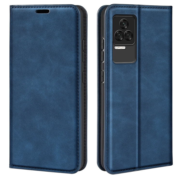 For Xiaomi Redmi K50 Pro  Retro-skin Magnetic Suction Leather Phone Case