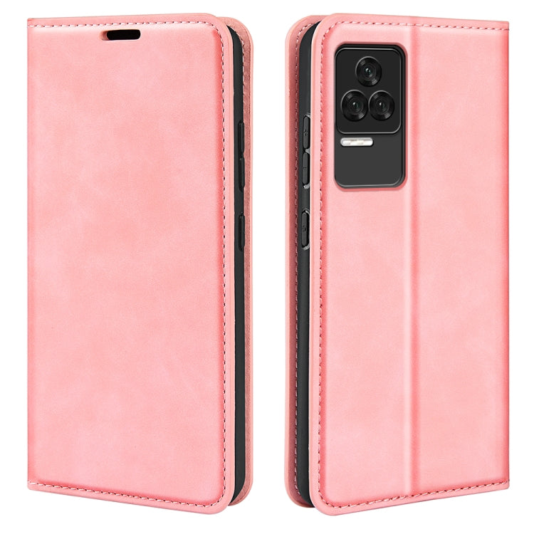 For Xiaomi Redmi K50 Pro  Retro-skin Magnetic Suction Leather Phone Case