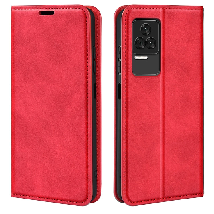 For Xiaomi Redmi K50 Pro  Retro-skin Magnetic Suction Leather Phone Case