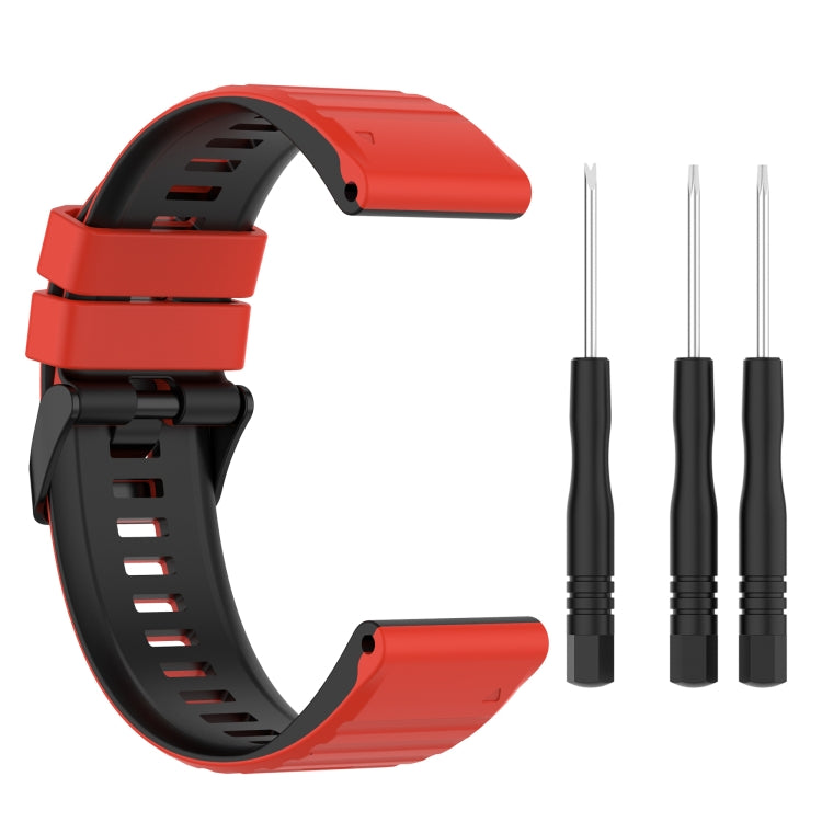 For Garmin Fenix 5S 20mm Silicone Mixing Color Watch Band