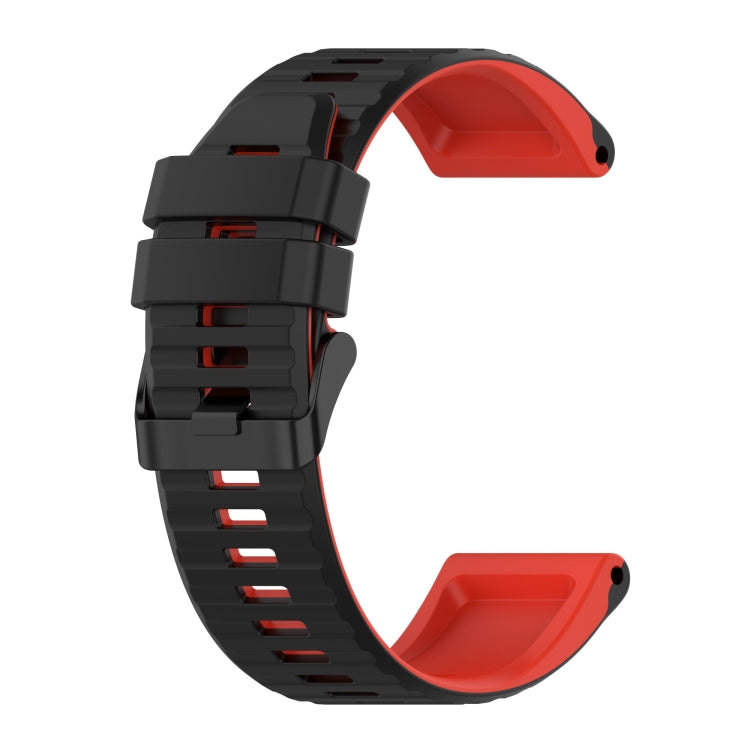 For Garmin Forerunner 945 22mm Silicone Mixing Color Watch Band