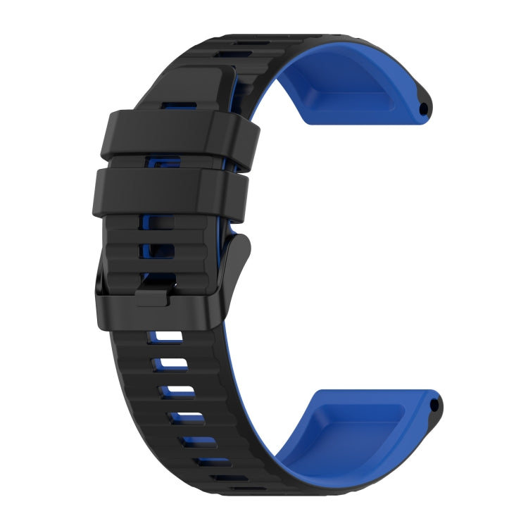 For Garmin Forerunner 945 22mm Silicone Mixing Color Watch Band