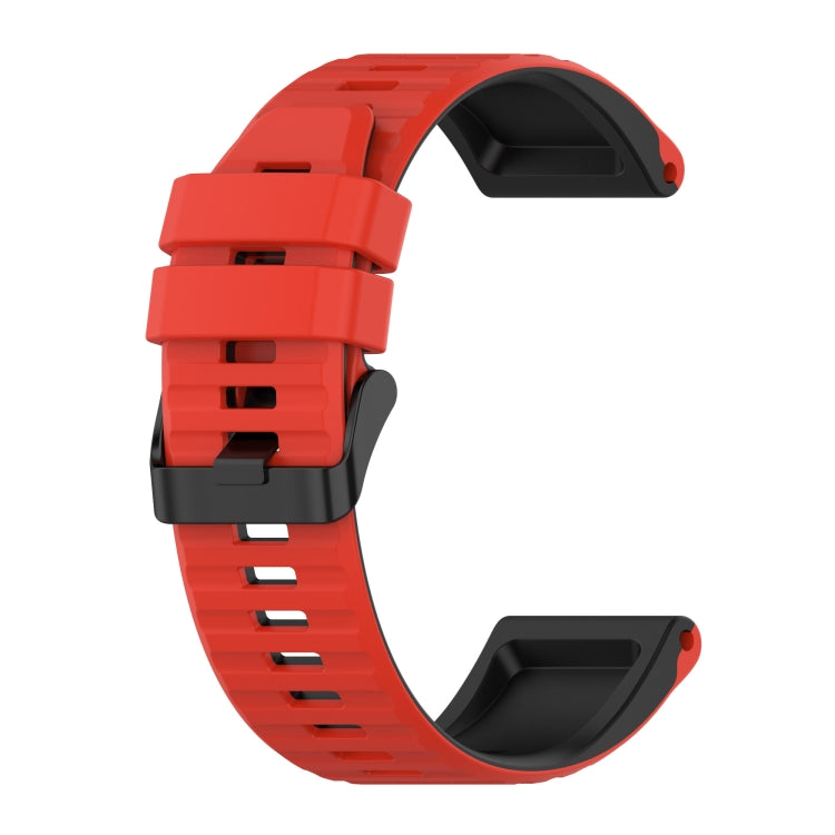 For Garmin Forerunner 945 22mm Silicone Mixing Color Watch Band