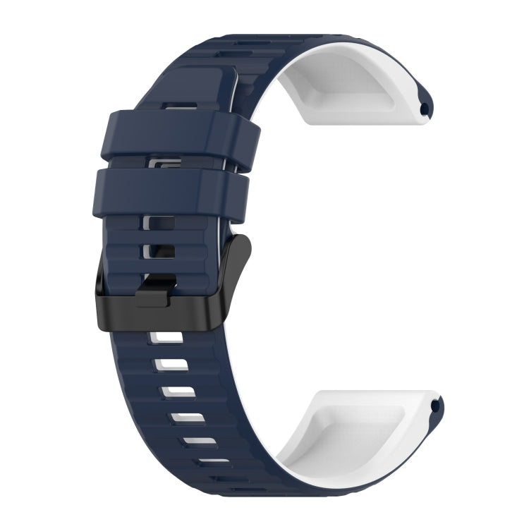 For Garmin Forerunner 945 22mm Silicone Mixing Color Watch Band