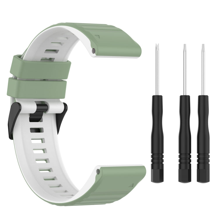For Garmin Forerunner 945 22mm Silicone Mixing Color Watch Band
