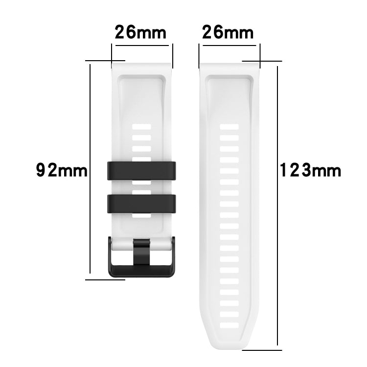 For Garmin Forerunner 945 22mm Silicone Mixing Color Watch Band