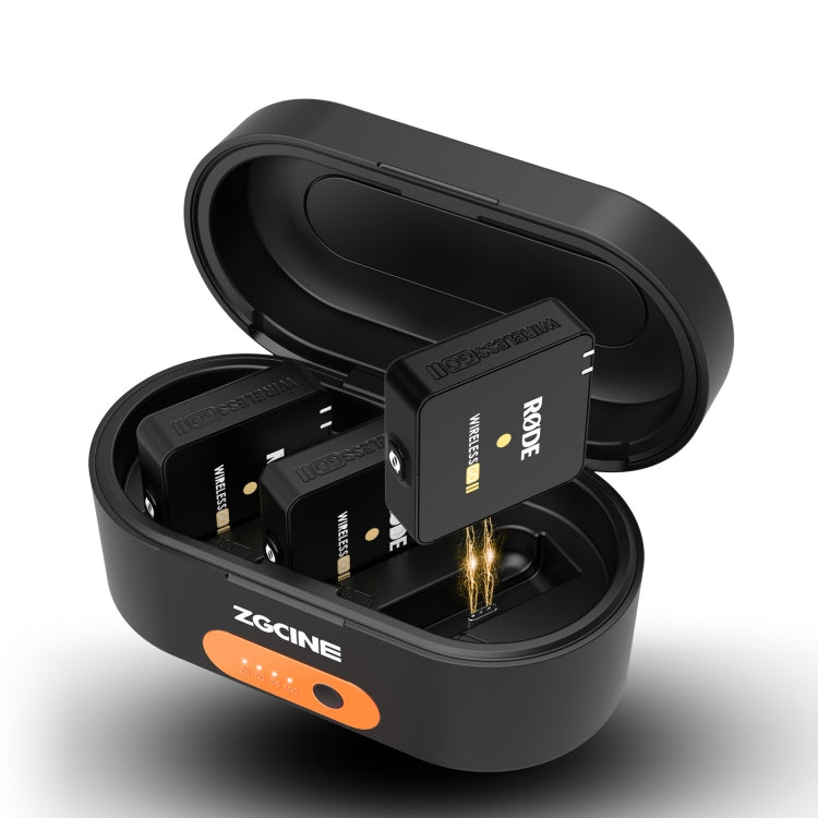 For Rhodes Wireless Go 1/2 Generation Wireless Lavalier Microphone 2 in 1 USB Mobile Charging Box