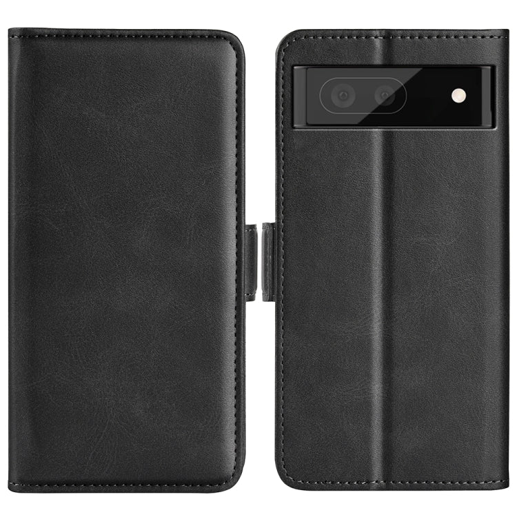 For Google Pixel 7 Dual-side Magnetic Buckle Leather Phone Case