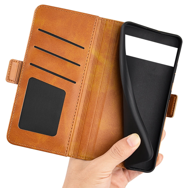 For Google Pixel 7 Dual-side Magnetic Buckle Leather Phone Case