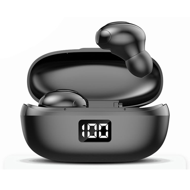 JSM-HKT6 Bluetooth 5.0 TWS Digital Display Mini In-ear Earphone with Call Noise-Cancelling