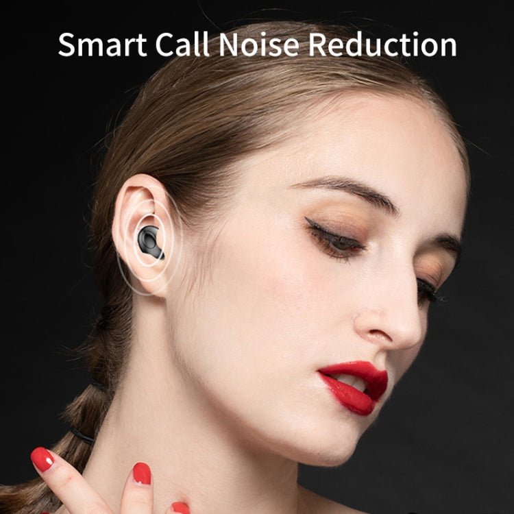 JSM-HKT6 Bluetooth 5.0 TWS Digital Display Mini In-ear Earphone with Call Noise-Cancelling