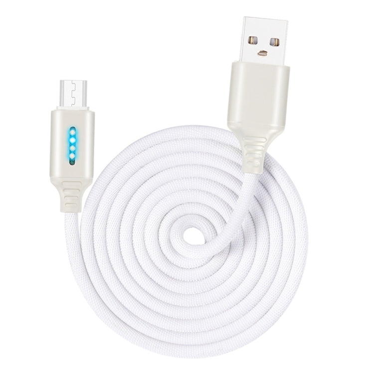 Micro USB Interface Zinc Alloy Marquee Luminous Intelligent Automatic Power off Charging Data Cable