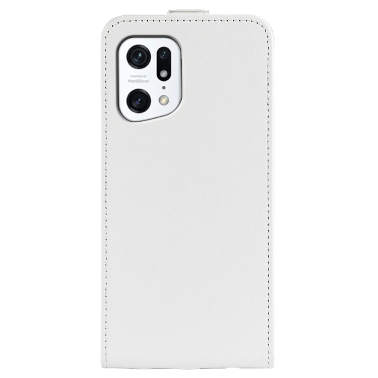 For OPPO Find X5 R64 Texture Vertical Flip Leather Phone Case