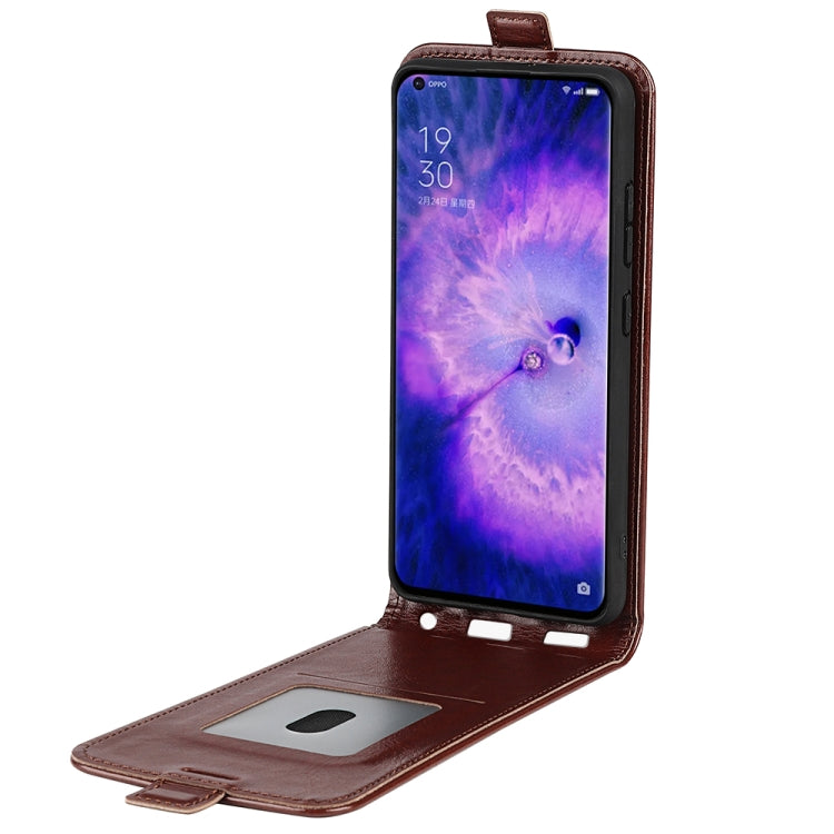 For OPPO Find X5 R64 Texture Vertical Flip Leather Phone Case