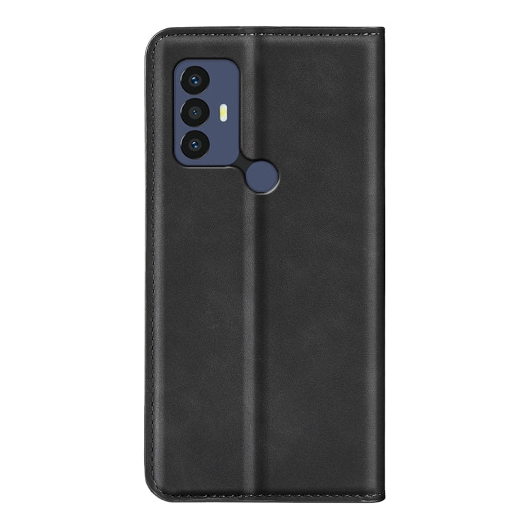For TCL 30 SE/305/306 Retro-skin Magnetic Suction Leather Phone Case