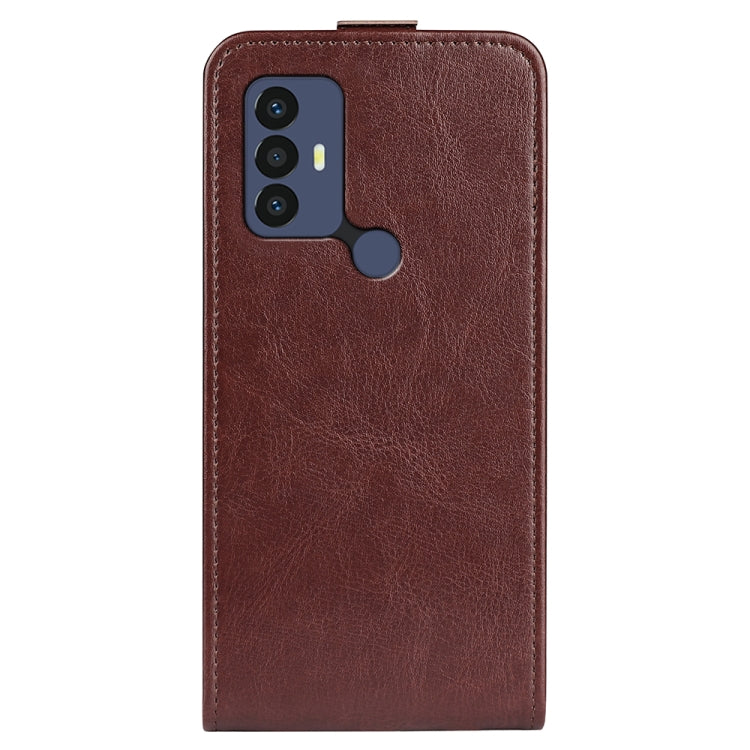 For TCL 30 SE/305/306 R64 Texture Single Vertical Flip Leather Phone Case