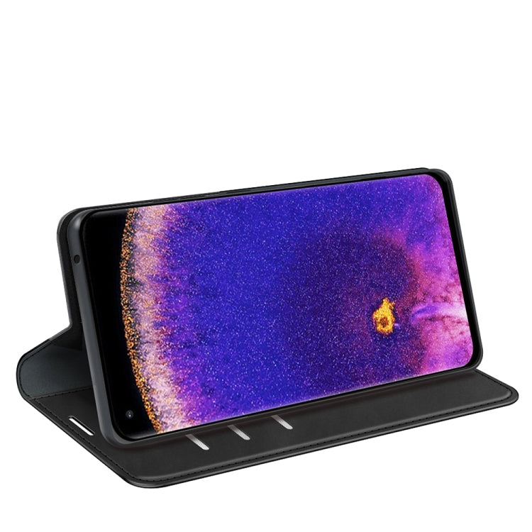 For OPPO Find X5 Pro Retro-skin Magnetic Suction Leather Phone Case