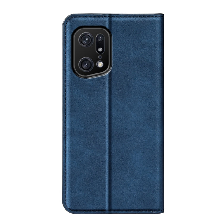 For OPPO Find X5 Pro Retro-skin Magnetic Suction Leather Phone Case