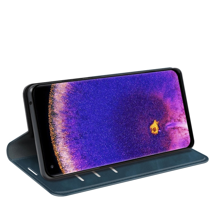 For OPPO Find X5 Pro Retro-skin Magnetic Suction Leather Phone Case