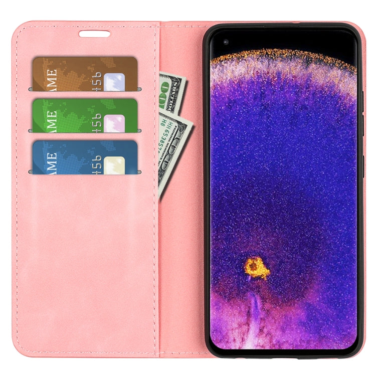 For OPPO Find X5 Pro Retro-skin Magnetic Suction Leather Phone Case