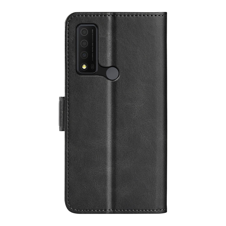 For TCL 30V 5G Dual-side Magnetic Buckle Leather Phone Case