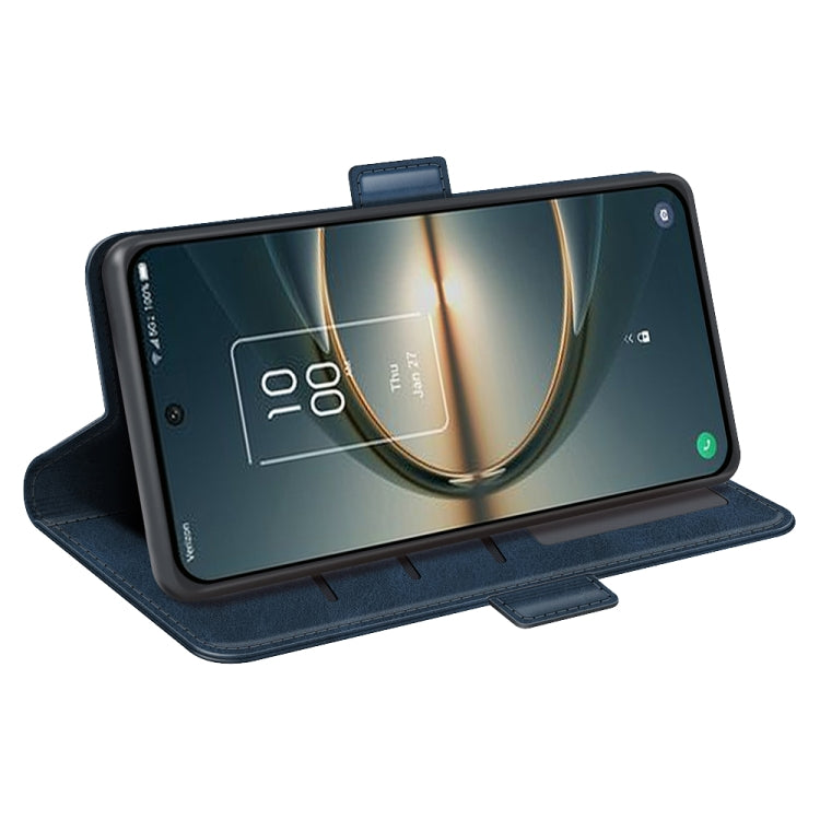 For TCL 30V 5G Dual-side Magnetic Buckle Leather Phone Case